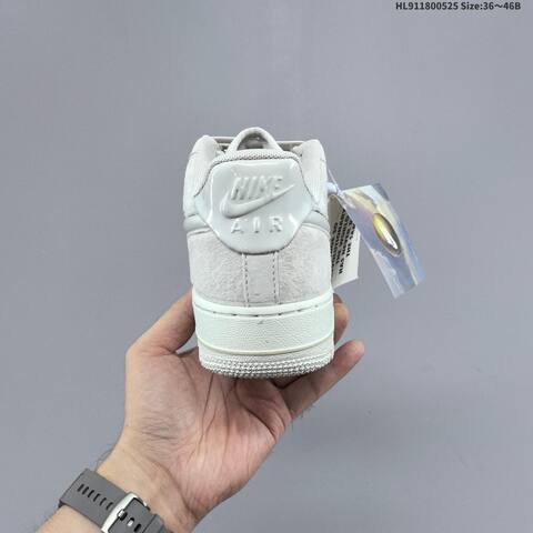 Nike Air Force 1 07 HV4406-001 Light Grey Off White EU 36-46 Sneaker - Unisex (BS-60132)