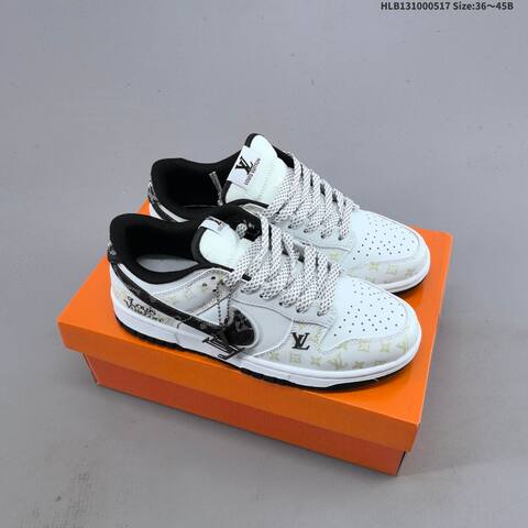 Nike Dunk SB Low Off White Light Grey Black EU 36-45 Skate Shoe - Unisex (BS-60306)