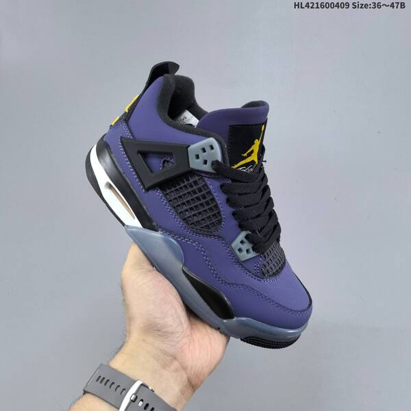 Jordan Air Jordan 4 Retro Court Purple/Black/Yellow; White/Red/Black EU 36-47 basketball