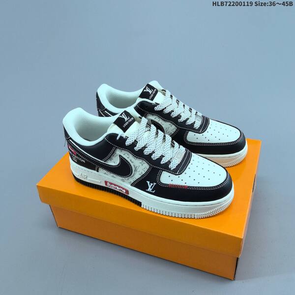 Nike Air Force 1 07 LV8 off white burgundy gold EU 36-45 sneaker