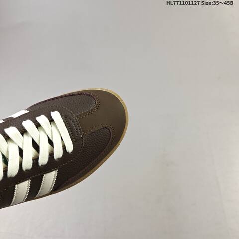 Adidas Samba Brown White Cream Gum Green EU 35-45 Skate Shoe - Unisex (BS-65424)