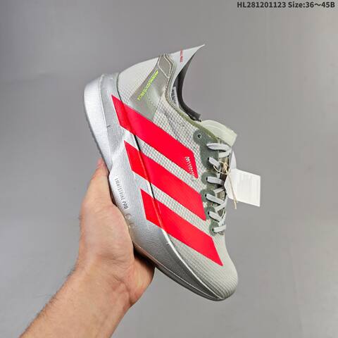 Adidas Adizero Adios Pro 4 white red black neon pink