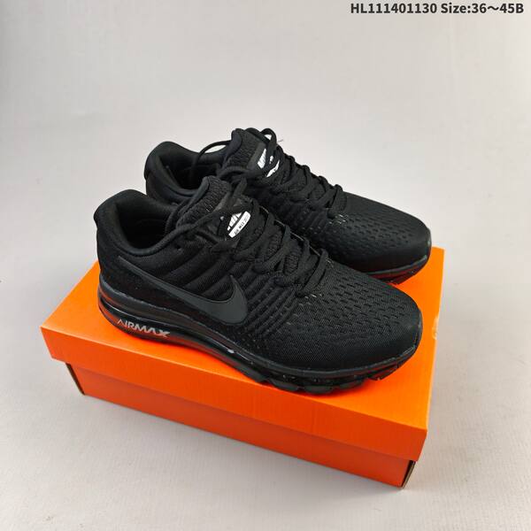Nike Air Max 2017 white black black clear EU 36-45 running shoe