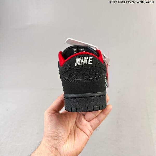 Nike SB Dunk Low black red EU 36-46 skate shoe