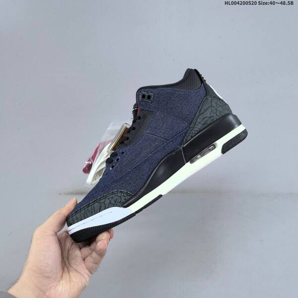 Jordan Levi's x Air Jordan 3 Retro SP Denim/Black/White/Red EU 40-48.5 basketball