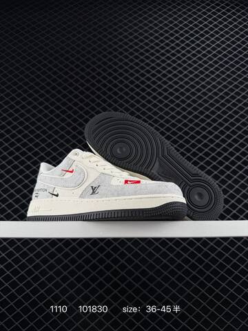 Nike Air Force 1 Low Off White Black Red EU 36-45 Sneaker - Unisex (BS-80307)