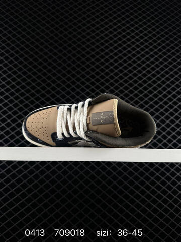 Nike Travis Scott SB Dunk Low Black Brown Beige Plaid Paisley EU 36-45 skate
