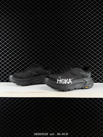 HOKA ONE ONE Mafate X J L-A L Low TPU Black Silver Yellow EU 36-45 Trail Shoe Trail Running Sneakers - Unisex (BS-86119)