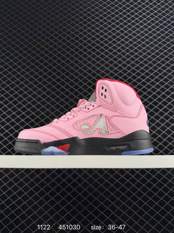 Jordan Air Jordan 5 Low Pink Red Black White EU 36-47 Basketball Shoe - Unisex (BS-80216)