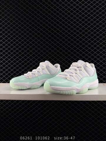 Jordan Air Jordan 11 Retro Low Igloo White Mint Green EU 36-47 Basketball Shoe - Unisex (BS-81148)
