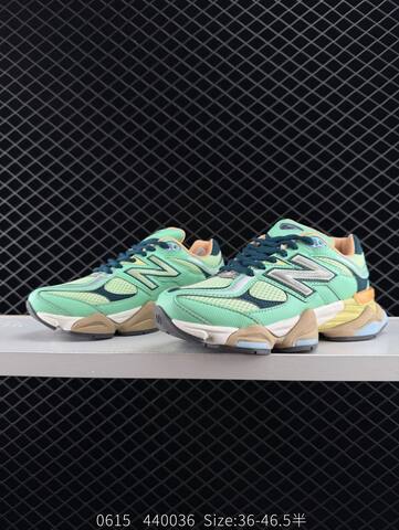 New Balance 9060 Joe Freshgoods Mint Green Dark Teal Beige Orange White EU 36-46 5 Sneaker - Unisex (BS-83298)