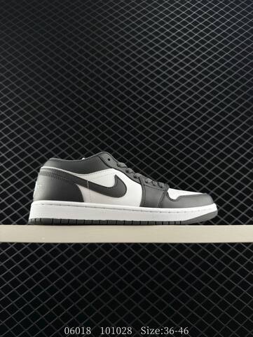 Jordan Air Jordan 1 Low White Dark Grey EU 36-46 Sneaker - Unisex (BS-81186)