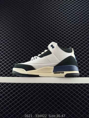 Jordan Air Jordan 3 Retro CT8532 101 White Black Cream Navy EU 36-47 Basketball Shoe - Unisex (BS-81170)