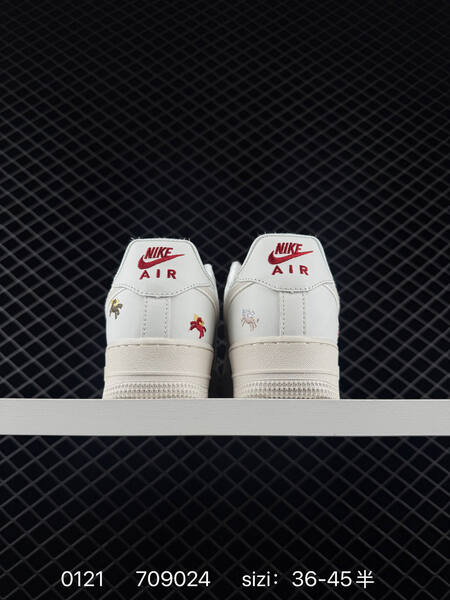 Nike Air Force 1 07 LV8 IQ1143-100 White Cream with multicolor embroidered details EU 36-45 lifestyle