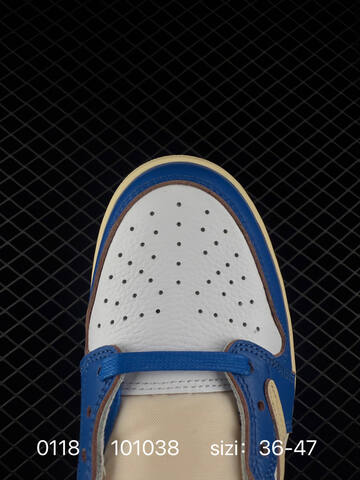 Jordan Air Jordan 1 Low OG SP Military Blue White Blue Red Cream Black EU 36-47 Sneaker - Unisex (BS-79809)