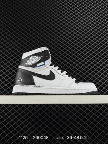 Jordan Air Jordan 1 Retro High OG White Black Blue EU 36-48 5 Basketball Shoe - Unisex (BS-80198)