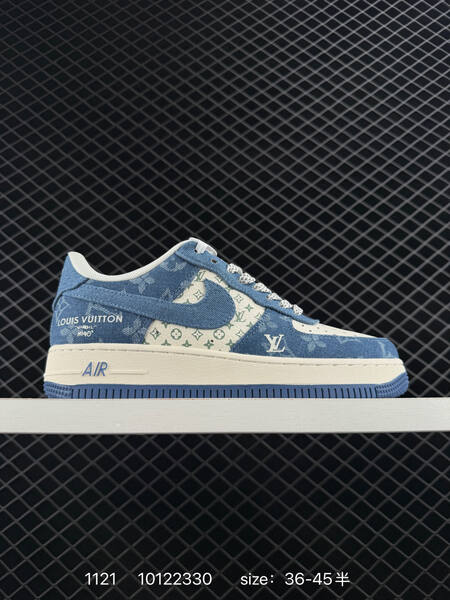 Nike Air Force 1 07 LV8 JJ2508-716 Sail Blue Red EU 36-45 5 lifestyle
