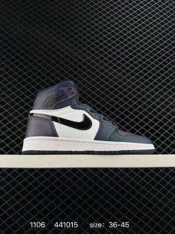 Jordan Air Jordan 1 Mid 852542-010 Black White Red Sail EU 36-45 Basketball Shoe - Unisex (BS-80337)
