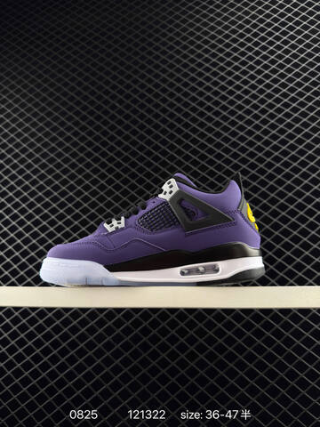 Jordan Air Jordan 4 Retro FV5029-500 Purple Black Yellow White EU 36-47 Basketball Shoe - Unisex (BS-80839)