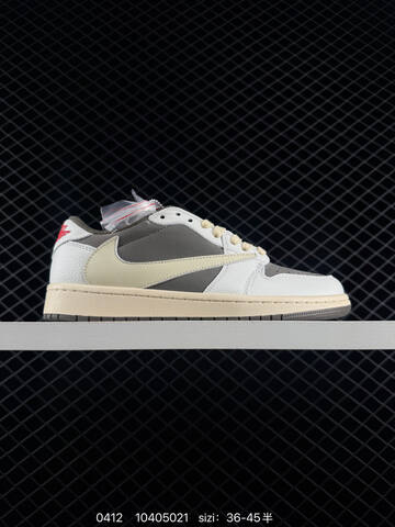 Jordan Travis Scott x Air Jordan 1 Low OG Canary Yellow Blue White Grey Gum EU 36-45 Sneaker - Unisex (BS-79495)