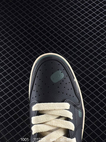 Jordan Air Jordan 1 Low Black Cream Dark Green Red EU 36-46 Sneaker - Unisex (BS-80589)