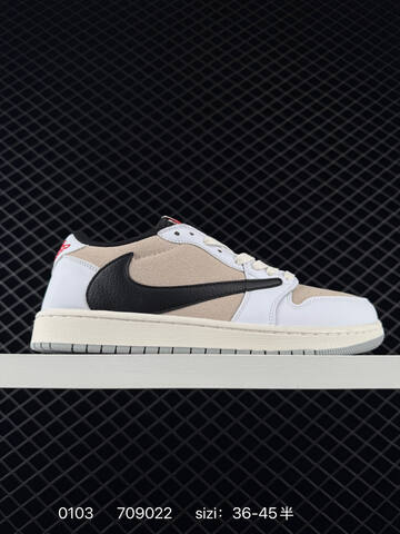 Jordan Air Jordan 1 Low Travis Scott Reverse Swoosh LJ5188-006 Sail Light Blue Olive Black EU 36-45 Sneaker - Unisex (BS-79914)