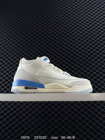 Jordan Air Jordan 3 Retro White Black Orange Cream EU 36-46 Basketball Shoe - Unisex (BS-80708)