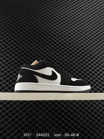 Jordan Air Jordan 1 Low Black Yellow White EU 36-46 Sneaker - Unisex (BS-80494)