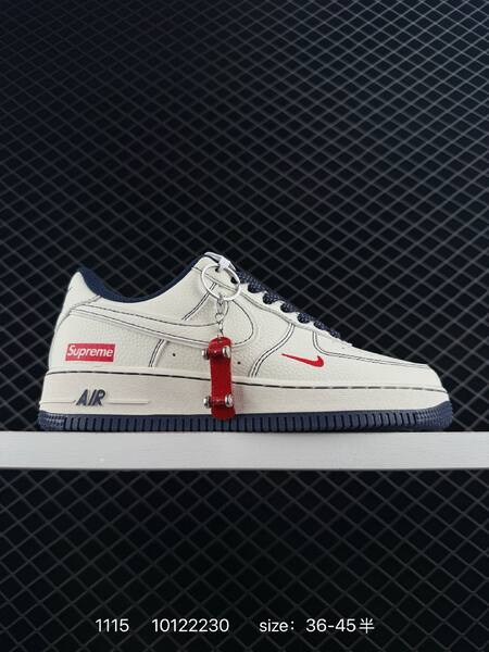 Nike Air Force 1 07 white navy red 36-45 lifestyle