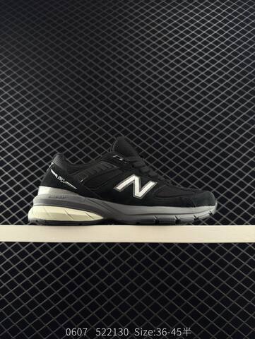 New Balance M990V5 M990GL5 Black Grey Silver Off White EU 36-45 Running Shoe - Unisex (BS-83336)