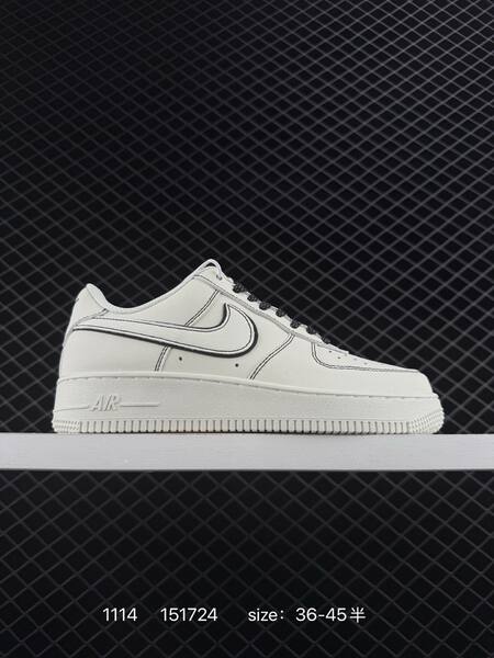 Nike Air Force 1 07 white black EU 36-45 5 casual lifestyle