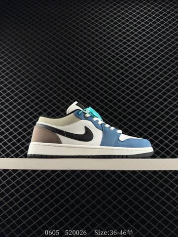 Jordan Air Jordan 1 Low Diffused Blue White Blue Brown Black Beige EU 36-46 Sneaker - Unisex (BS-81261)