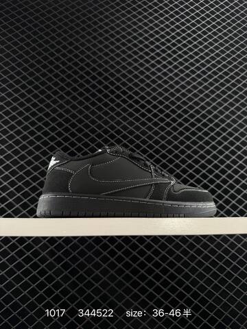 Jordan Air Jordan 1 Low Travis Scott Reverse Mocha DZ4137-106 White Black Olive Cream Red EU 36-46 Sneaker - Unisex (BS-80495)