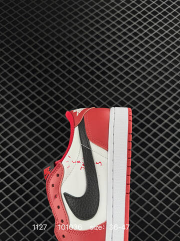 Jordan Air Jordan 1 Low OG SP Travis Scott x Fragment White Red Black EU 36-47 Sneaker - Unisex (BS-80176)