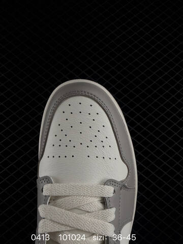 Jordan Air Jordan 1 Low Sail Grey Red Gum EU 36-45 Sneaker - Unisex (BS-79486)