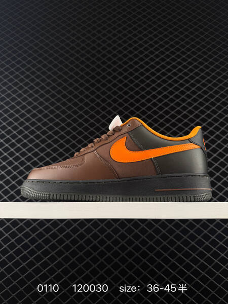 Nike Air Force 1 07 brown orange black EU 36-45 lifestyle