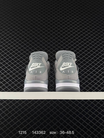Jordan Air Jordan 4 Retro Nigel Sylvester Brick By Brick Cool Grey White EU 36-48 5 Basketball Shoe - Unisex (BS-80057)