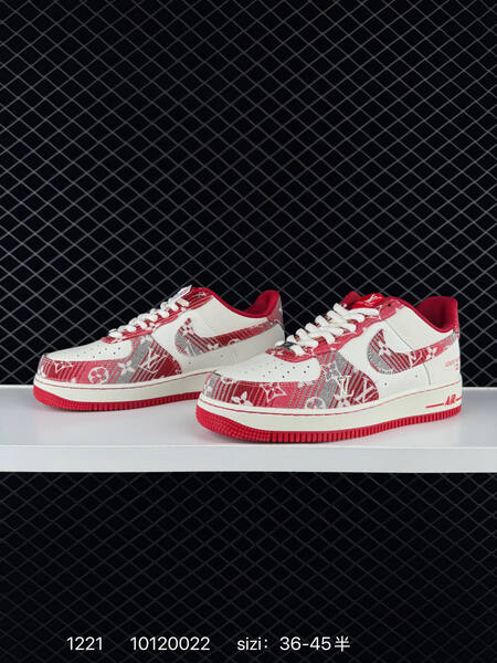 Nike Air Force 1 07 White Red EU 36-45 lifestyle