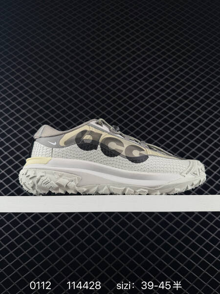 Nike ACG Mountain Fly 2 Low GTX grey black white with orange laces 39-45 trail lifestyle