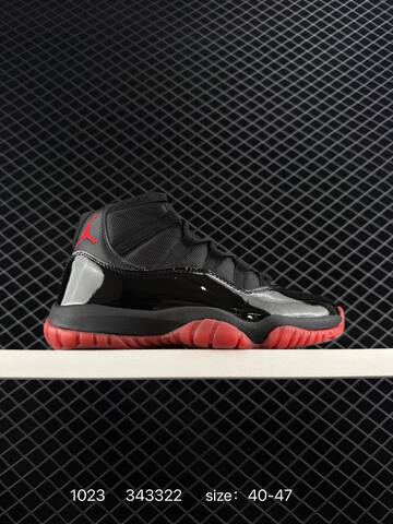 Jordan Air Jordan 11 Retro Black Red EU 40-47 Basketball Shoe - Men's (BS-80457)