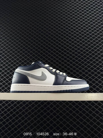 Jordan Air Jordan 1 Low White Black EU 36-46 Skate Shoe - Unisex (BS-80703)
