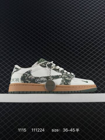 Jordan Air Jordan 1 Low Sail Dark Green White EU 36-45 Skate Shoe - Unisex (BS-80262)