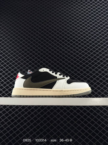 Jordan Air Jordan 1 Low DC0774 105 White Light Blue Black Orange EU 36-45 Skate Shoe - Unisex (BS-80632)