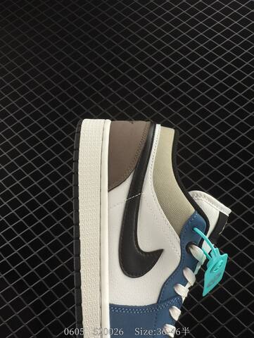 Jordan Air Jordan 1 Low Diffused Blue White Blue Brown Black Beige EU 36-46 Sneaker - Unisex (BS-81261)