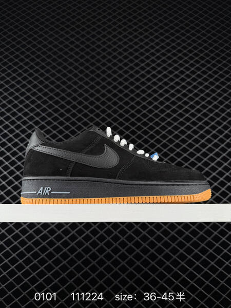 Nike Air Force 1 Low Black White Gum EU 36-45 5 casual lifestyle
