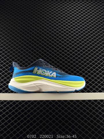 HOKA ONE ONE Skyflow White Gold Blue EU 36-45 Running Shoe Running Sneakers - Unisex (BS-86575)