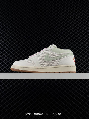 Nike Air Jordan 1 Low AIR JORDAN II0569-100 ID 101028 Size 36 45B Lifestyle - Women's (BS-79055)