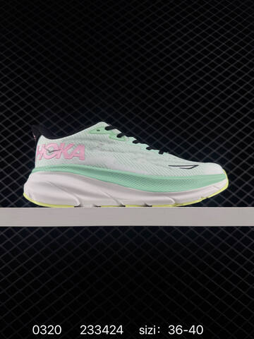 HOKA ONE ONE Clifton 9 White Yellow Red Teal EU 36-45 Running Shoe Running Sneakers - Unisex (BS-86289)