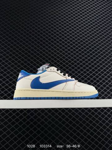 Jordan Air Jordan 1 Low Navy White Red EU 36-46 Sneaker - Unisex (BS-80410)