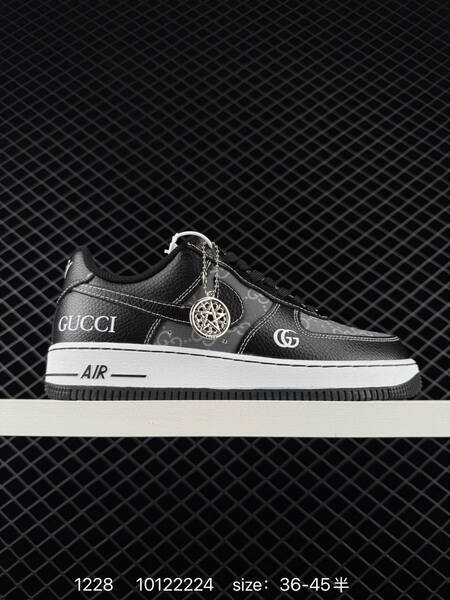 Nike Air Force 1 07 black grey white and brown black white EU 36-45 lifestyle